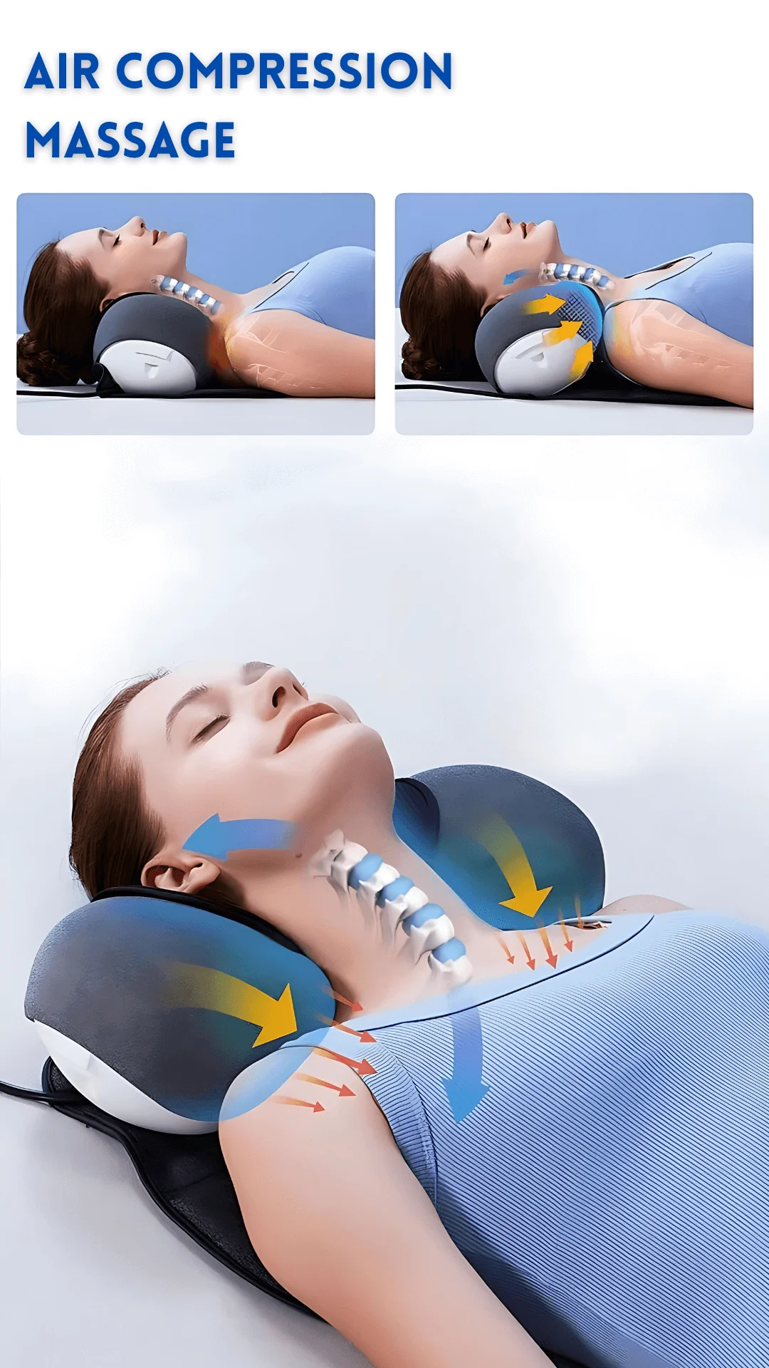 Alphay Medcial Elektronický masážní polštář na krk a ramena 7